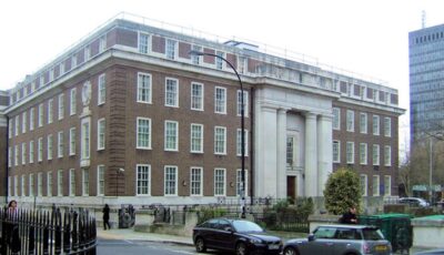 Friends Meeting House, Euston from Endsleigh Gardens, London WC1 geograph.org.uk
