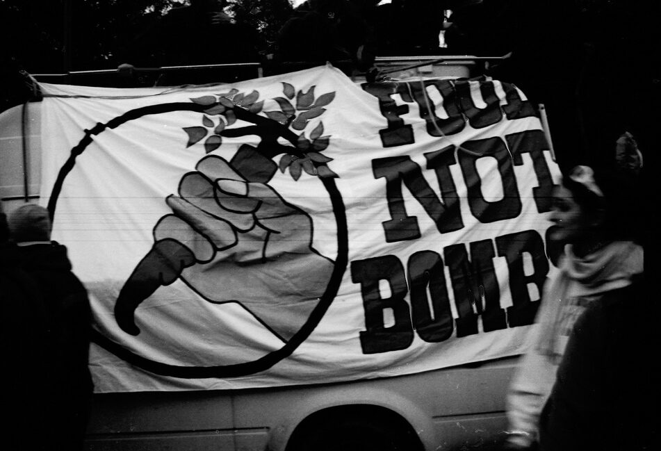 Food not bombs b+w