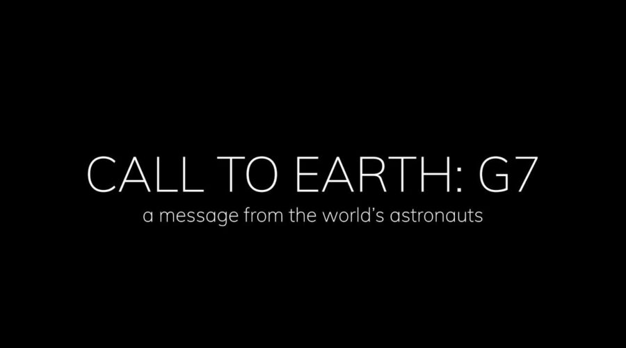 Leading Astronauts make a call to Earth ahead of the G7 summit – urging international cooperation for the sake of people and planet