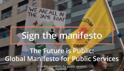 Global manifesto for public services