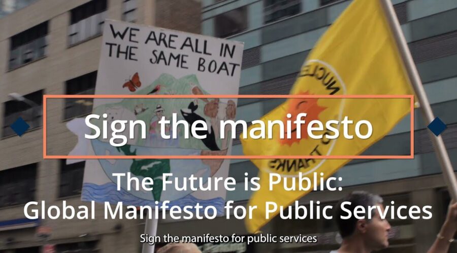 Global manifesto for public services Global manifesto for public services