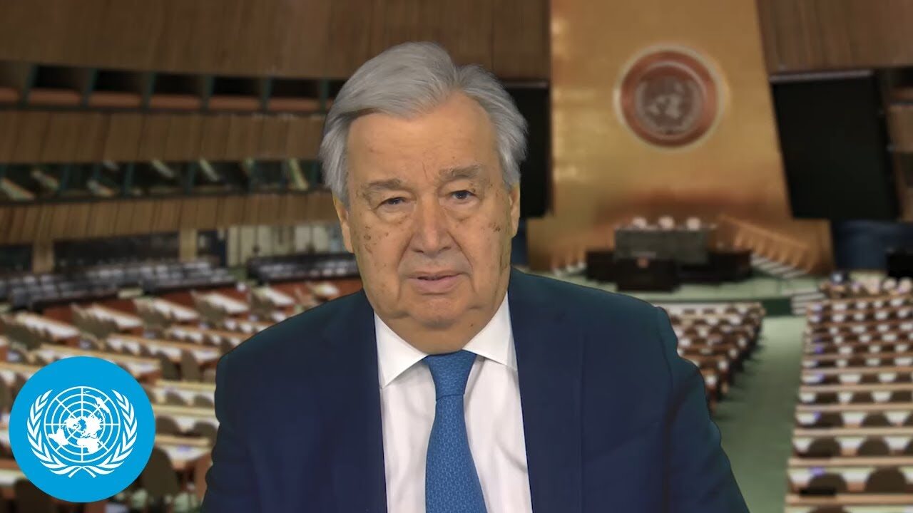 In new year’s message, guterres urges countries to drastically slash emissions and ‘exit this road to ruin’