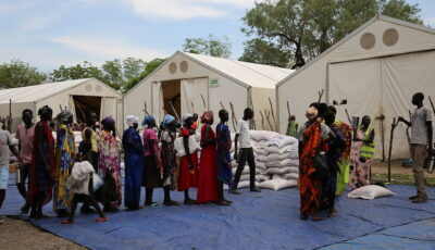Srsg visits akobo, where heavy flooding affects poverty stricken community