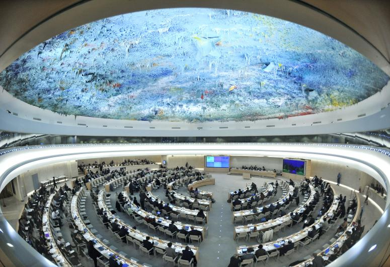 A general view of participants at the 16th sssion ot he human rights coucil