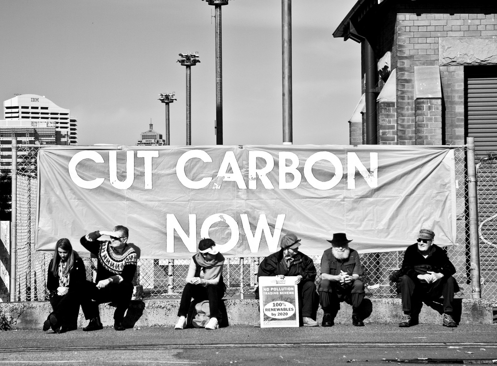 Cut carbon now