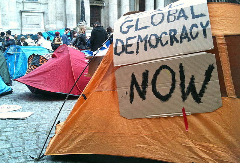 Occupy tents london