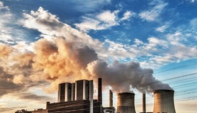 Smoke coming out of factory. free public domain cc0 photo.