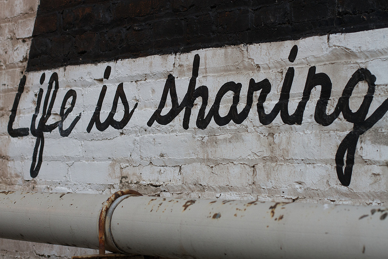 Life is sharing