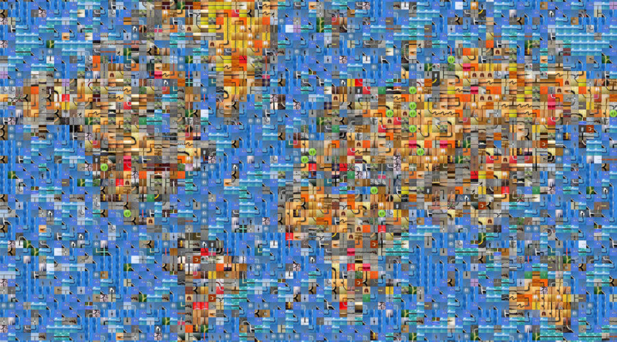 One world map