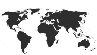 World map without borders 8300