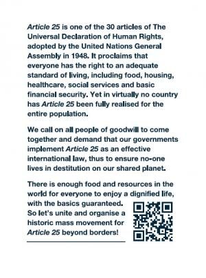 Article 25 postcard back